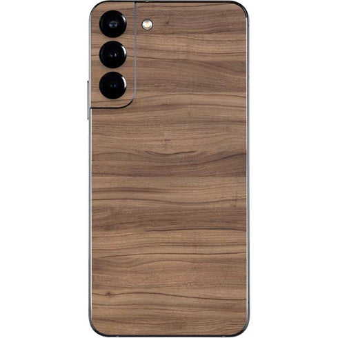 Natural Walnut Wood Galaxy S22 Plus Skin