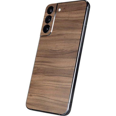 Natural Walnut Wood Galaxy S22 Plus Skin