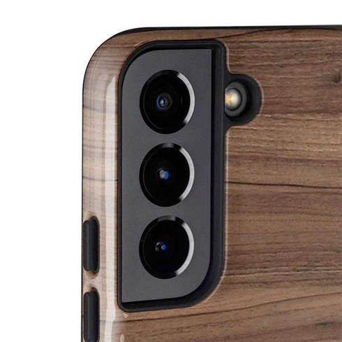 Natural Walnut Wood Galaxy S22 Pro Case