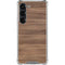 Natural Walnut Wood Galaxy S23 Clear Case