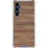 Natural Walnut Wood Galaxy S23 FE Clear Case