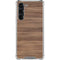 Natural Walnut Wood Galaxy S23 Plus Clear Case