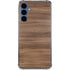 Natural Walnut Wood Galaxy S24 Clear Case