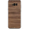 Natural Walnut Wood Galaxy S8 Skin