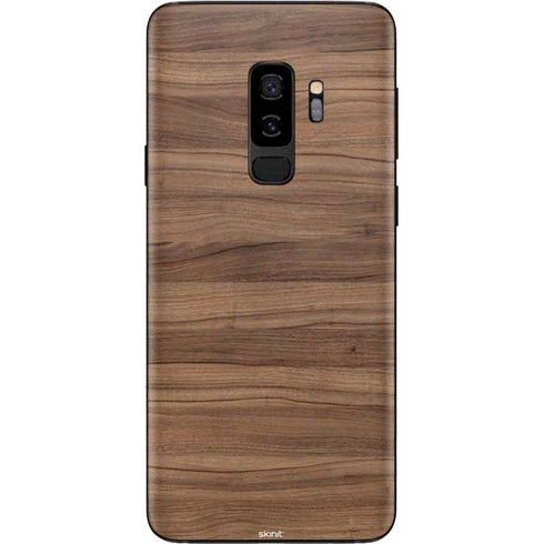 Natural Walnut Wood Galaxy S9 Plus Skin