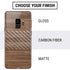 Natural Walnut Wood Galaxy S9 Skin