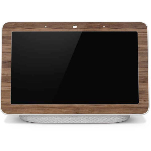 Natural Walnut Wood Google Home Hub Skin