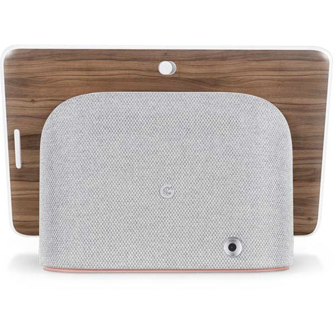 Natural Walnut Wood Google Home Hub Skin