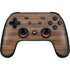 Natural Walnut Wood Google Stadia Controller Skin
