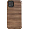Natural Walnut Wood iPhone 11 Impact Case