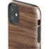 Natural Walnut Wood iPhone 11 Impact Case