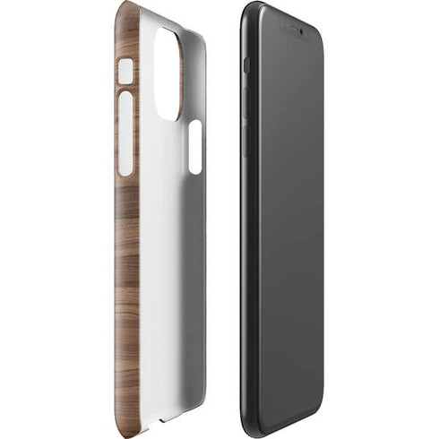 Natural Walnut Wood iPhone 11 Pro Max Lite Case