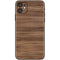 Natural Walnut Wood iPhone 11 Skin