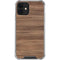 Natural Walnut Wood iPhone 12 Clear Case