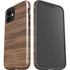 Natural Walnut Wood iPhone 12 Impact Case