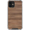 Natural Walnut Wood iPhone 12 Mini Clear Case