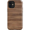 Natural Walnut Wood iPhone 12 Mini Impact Case