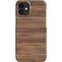 Natural Walnut Wood iPhone 12 Mini Lite Case