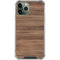 Natural Walnut Wood iPhone 12 Pro Clear Case