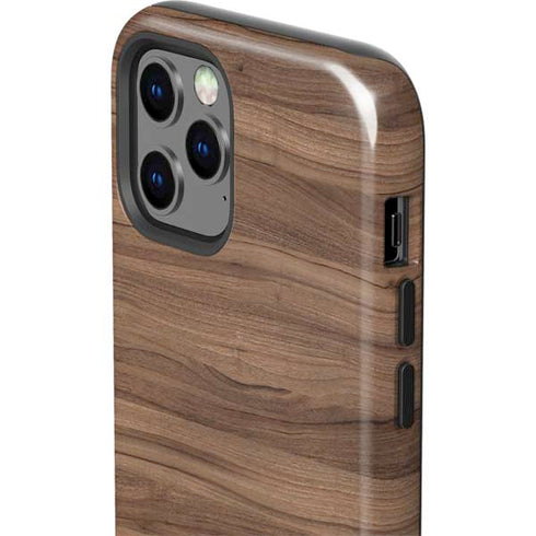 Natural Walnut Wood iPhone 12 Pro Max Impact Case