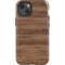 Natural Walnut Wood iPhone 13 Impact Case