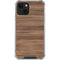 Natural Walnut Wood iPhone 13 Mini Clear Case