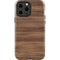 Natural Walnut Wood iPhone 13 Pro Max Impact Case