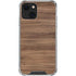 Natural Walnut Wood iPhone 15 Plus Clear Case