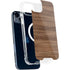 Natural Walnut Wood iPhone 15 Plus MagSafe Case