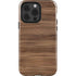 Natural Walnut Wood iPhone 15 Pro Impact Case