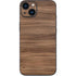 Natural Walnut Wood iPhone 15 Skin