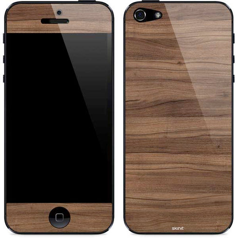 Natural Walnut Wood iPhone 5/5s/5SE Skin