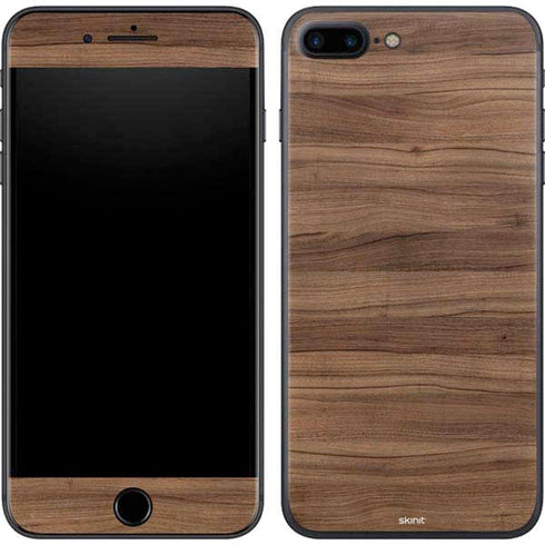 Natural Walnut Wood iPhone 8 Plus Skin
