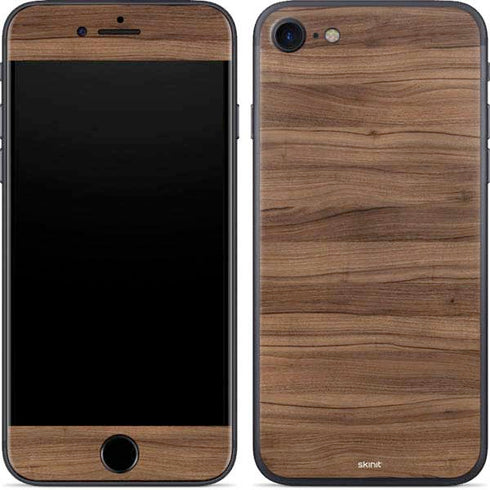 Natural Walnut Wood iPhone 8 Skin