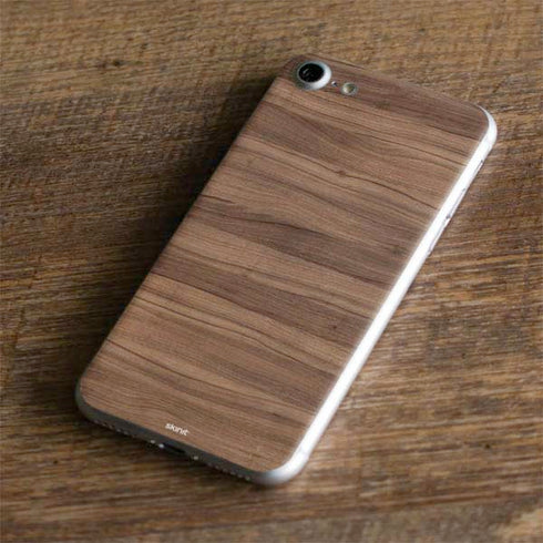Natural Walnut Wood iPhone 8 Skin