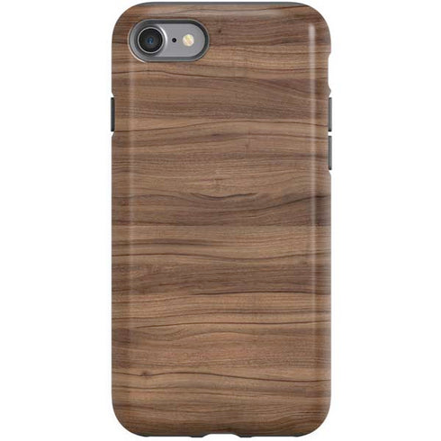 Natural Walnut Wood iPhone SE (2nd & 3rd Gen) Pro Case