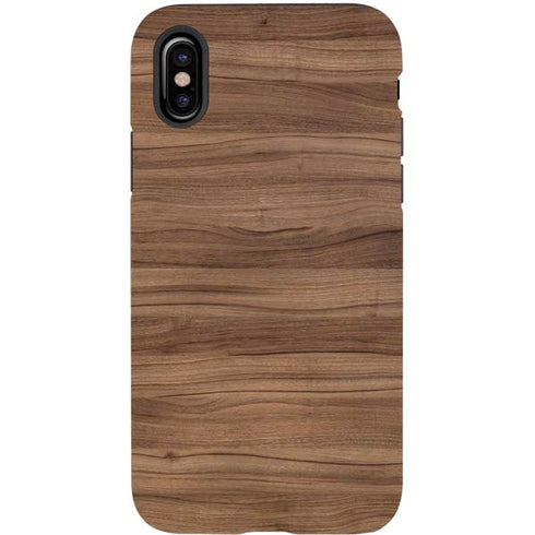 Natural Walnut Wood iPhone X Pro Case