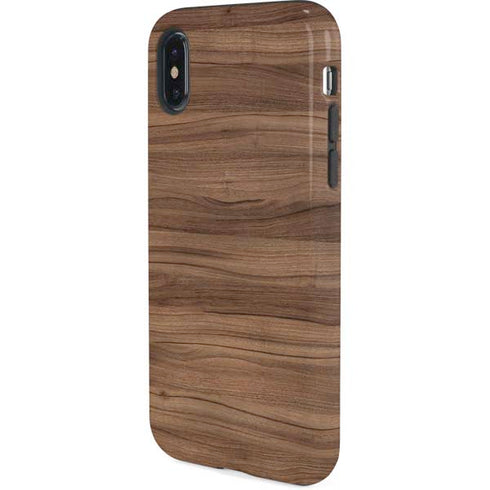Natural Walnut Wood iPhone X Pro Case
