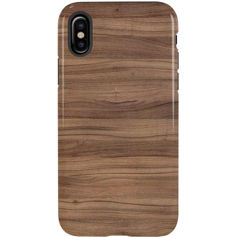 Natural Walnut Wood iPhone XS Pro Case
