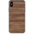 Natural Walnut Wood iPhone XS Skin