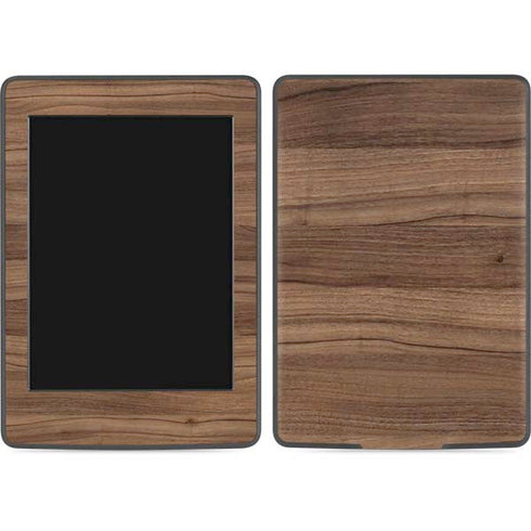 Natural Walnut Wood Amazon Kindle Skin