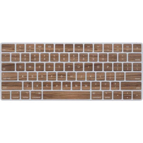 Natural Walnut Wood Magic Keyboard Skin