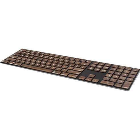 Natural Walnut Wood Magic Keyboard with Numeric Keypad Skin