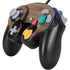 Natural Walnut Wood Nintendo GameCube Controller Skin