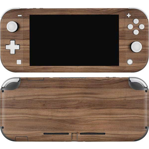 Natural Walnut Wood Nintendo Switch Lite Skin