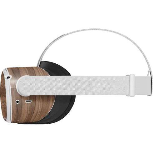 Natural Walnut Wood Oculus Quest 2 Skin
