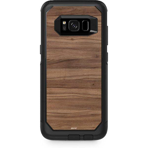 Natural Walnut Wood Otterbox Commuter Galaxy Skin