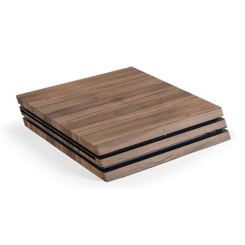 Natural Walnut Wood PS4 Pro Console Skin