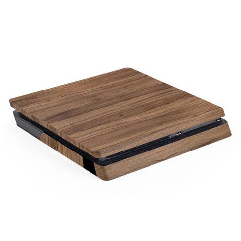 Natural Walnut Wood PS4 Slim Skin