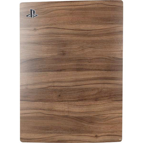 Natural Walnut Wood PS5 Console Skin